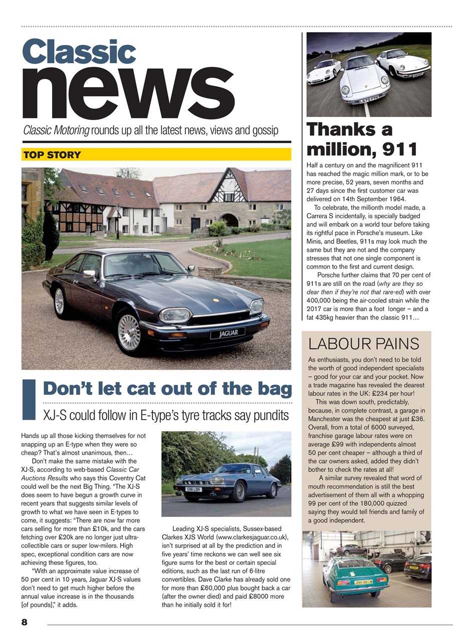 Classic Motoring Preview Pages