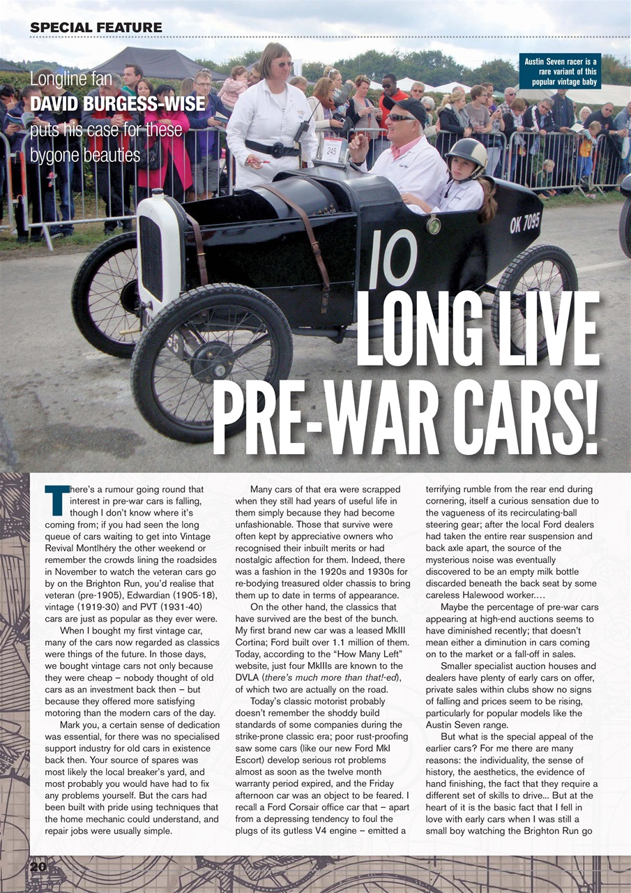Classic Motoring Preview Pages