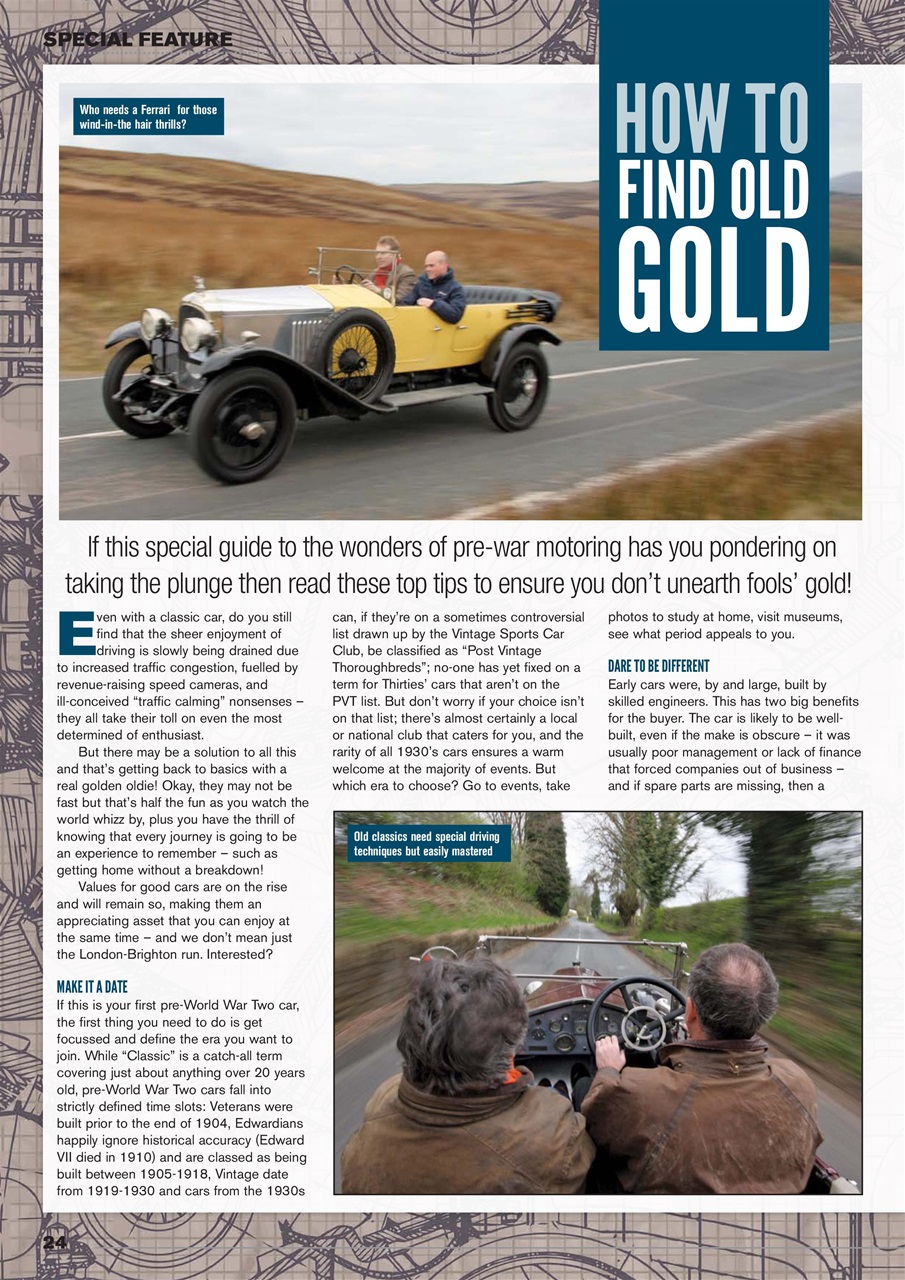 Classic Motoring Preview Pages