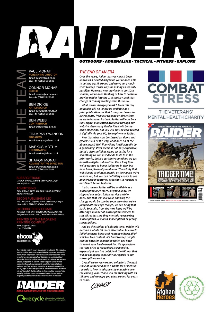Raider Preview Pages