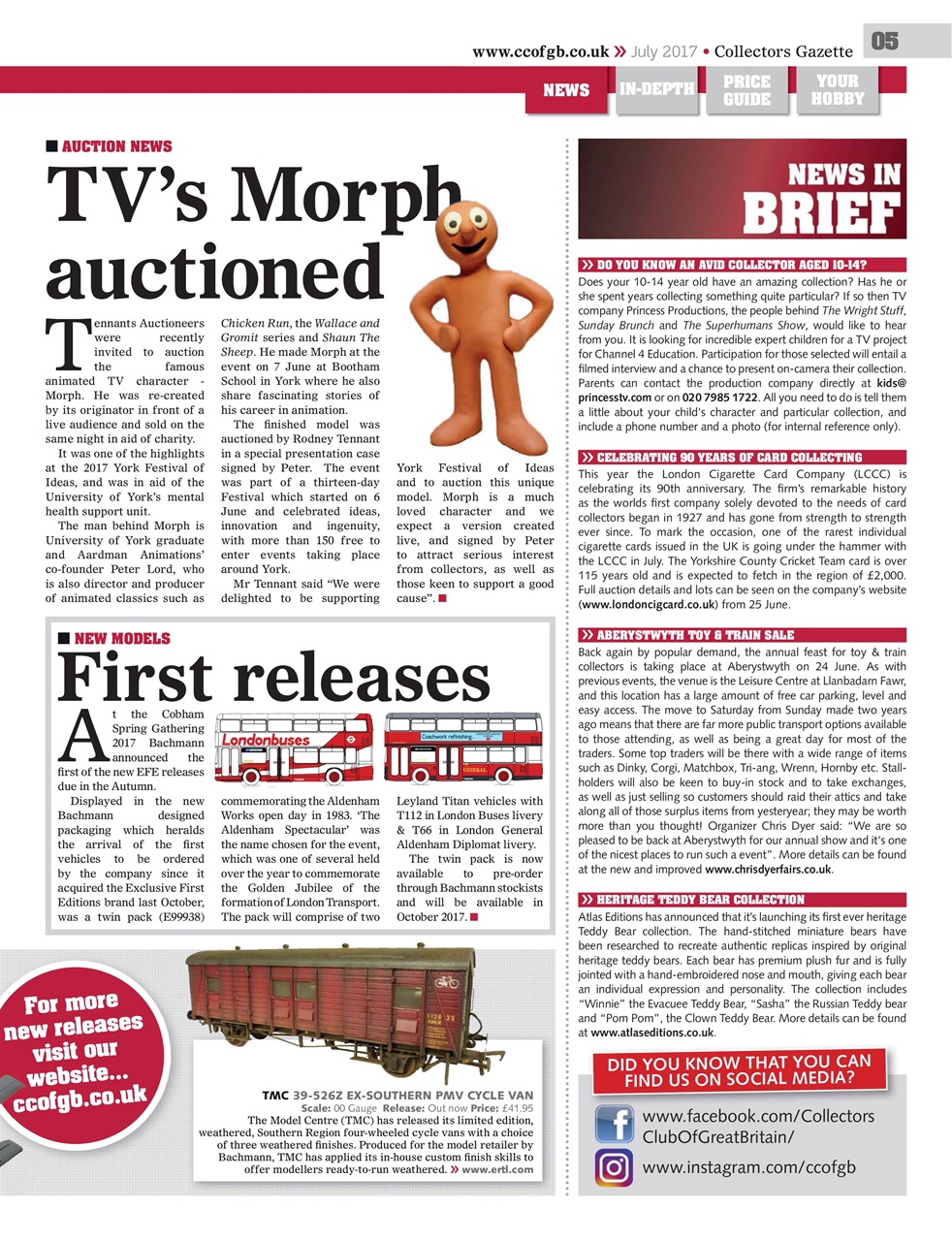 Collectors Gazette Preview Pages