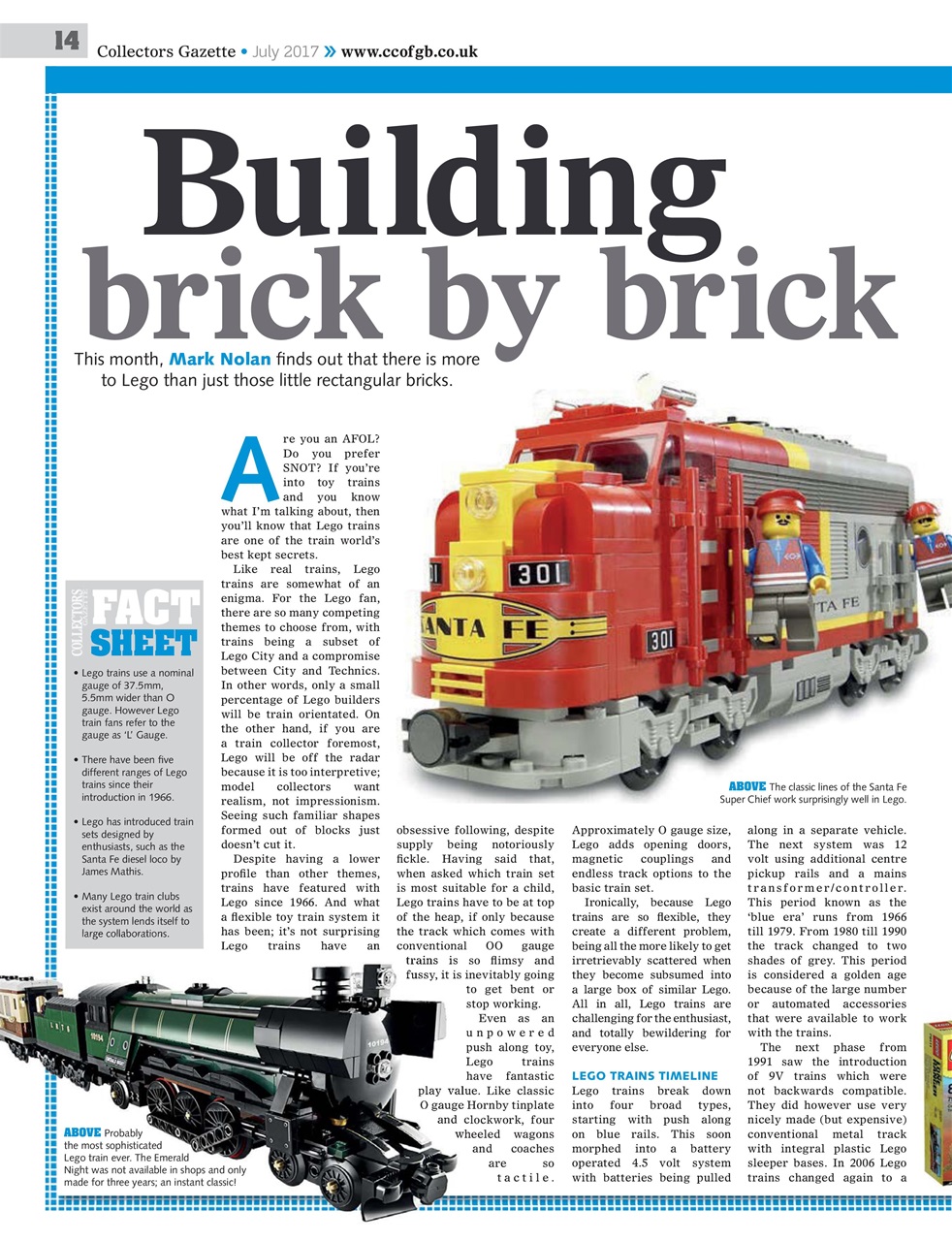 Collectors Gazette Preview Pages