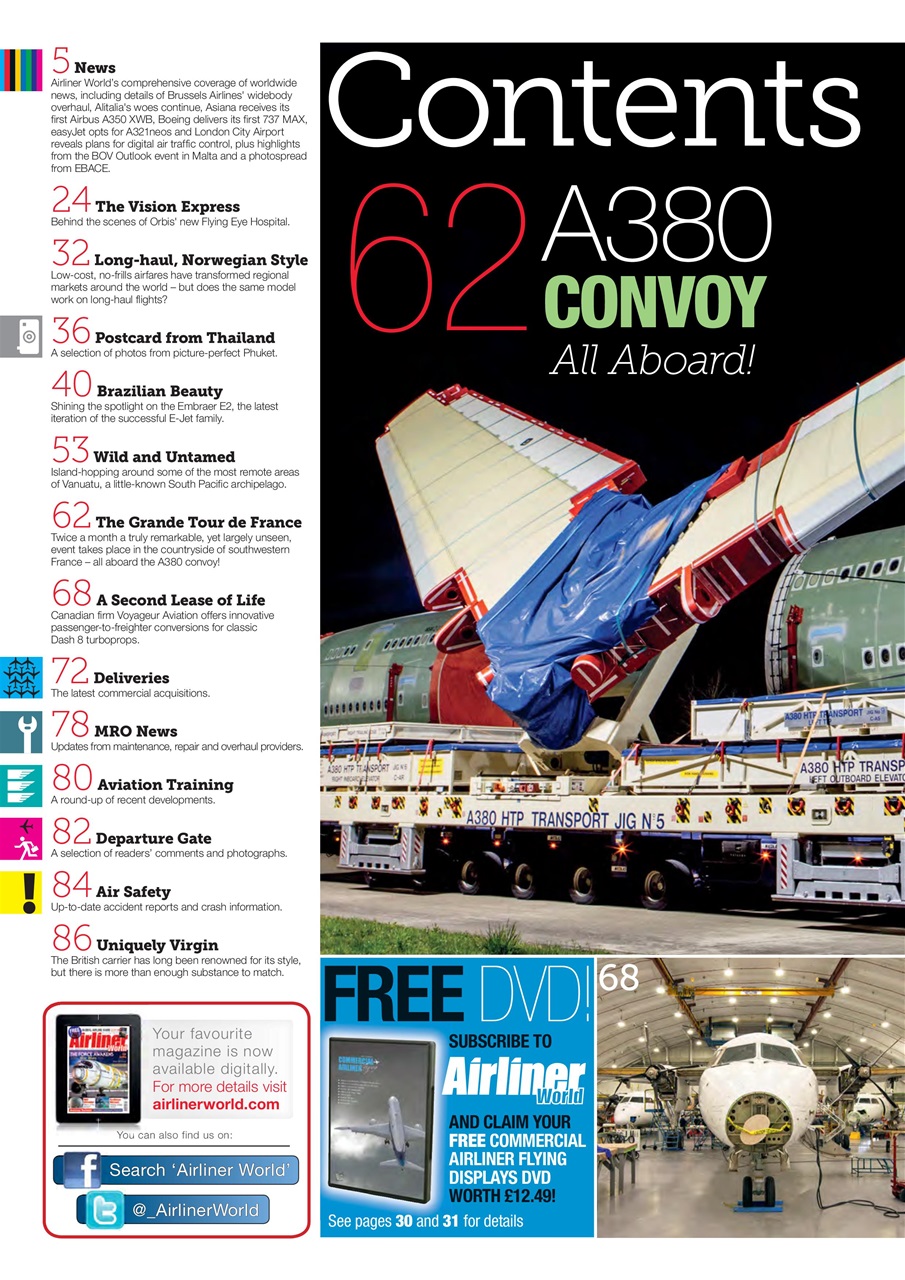 Airliner World Preview Pages