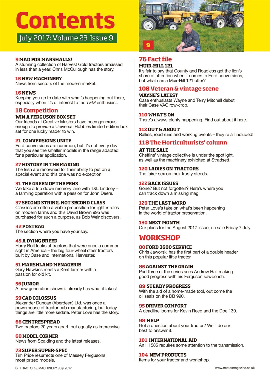 Tractor & Machinery Preview Pages