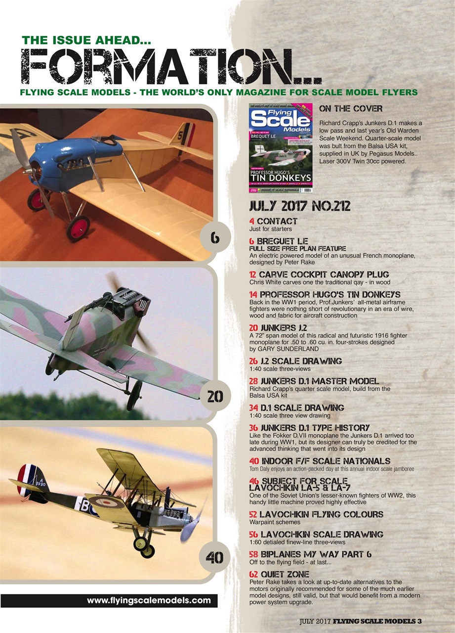 Radio Control Model Flyer Preview Pages