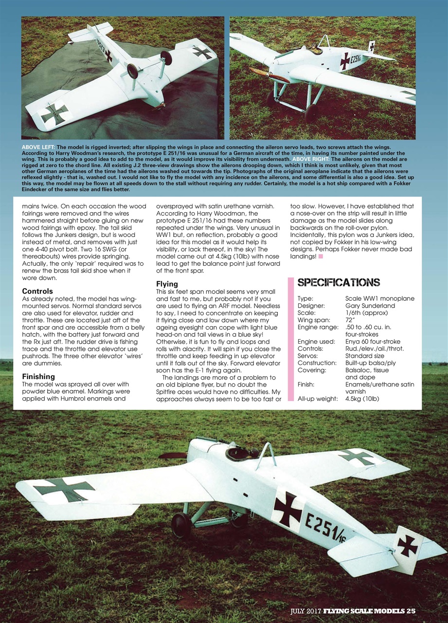 Radio Control Model Flyer Preview Pages