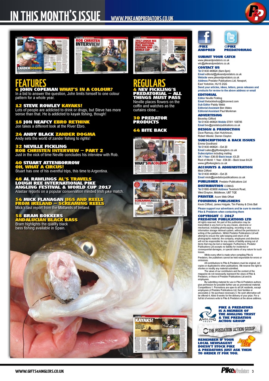 Pike & Predators Preview Pages
