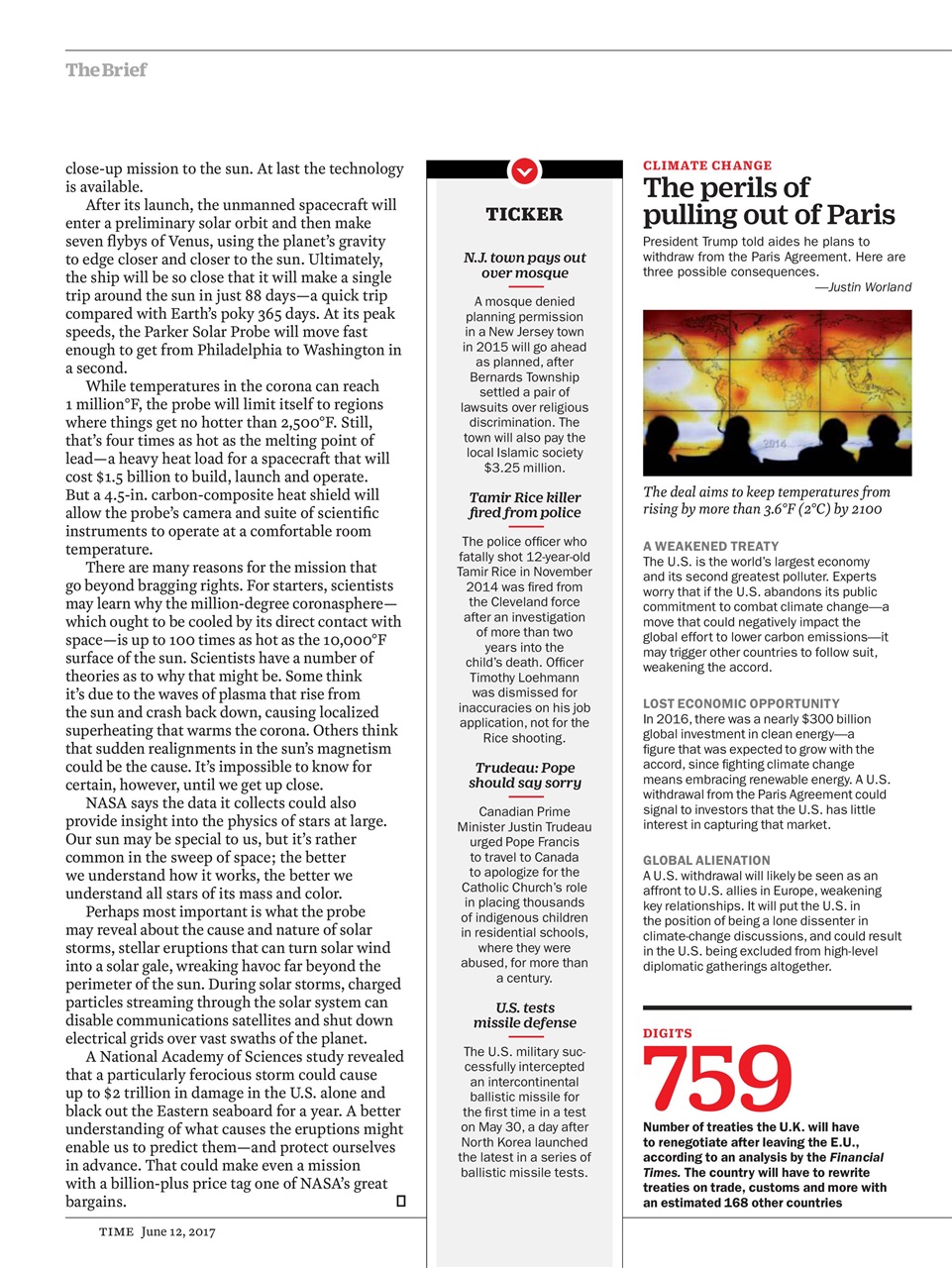 TIME Magazine Europe Preview Pages