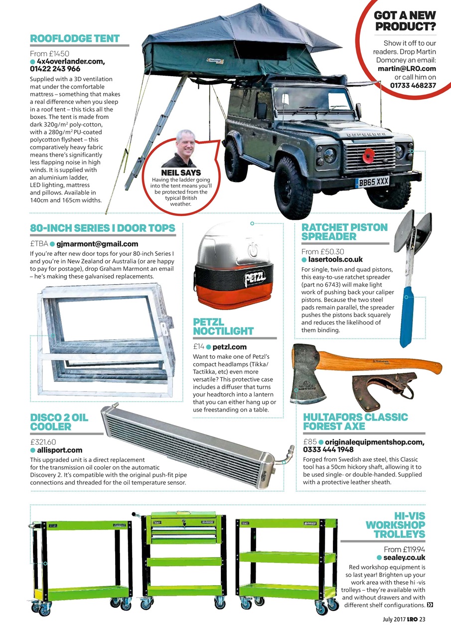 Land Rover Owner Preview Pages