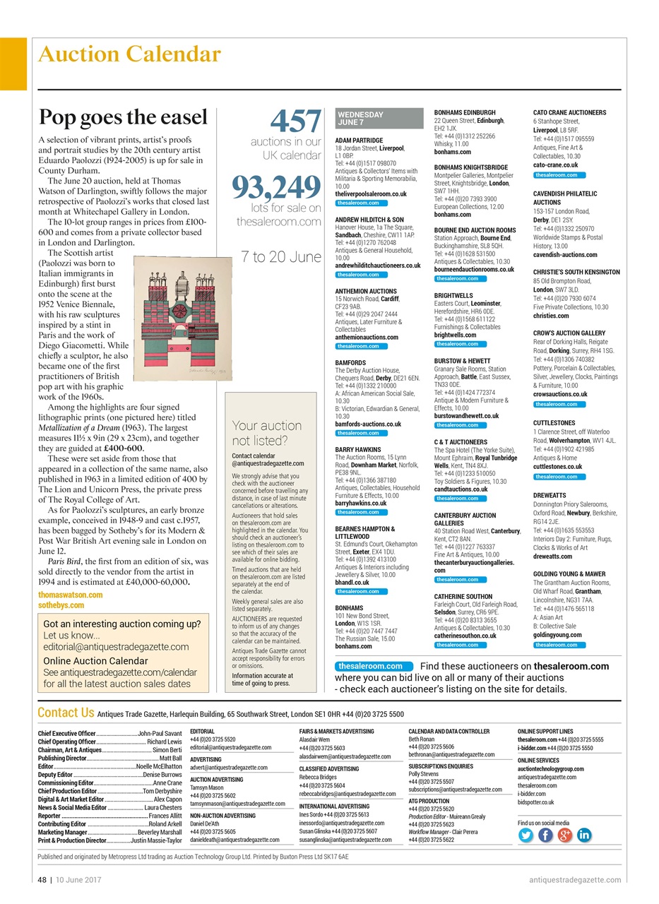 Antiques Trade Gazette Preview Pages