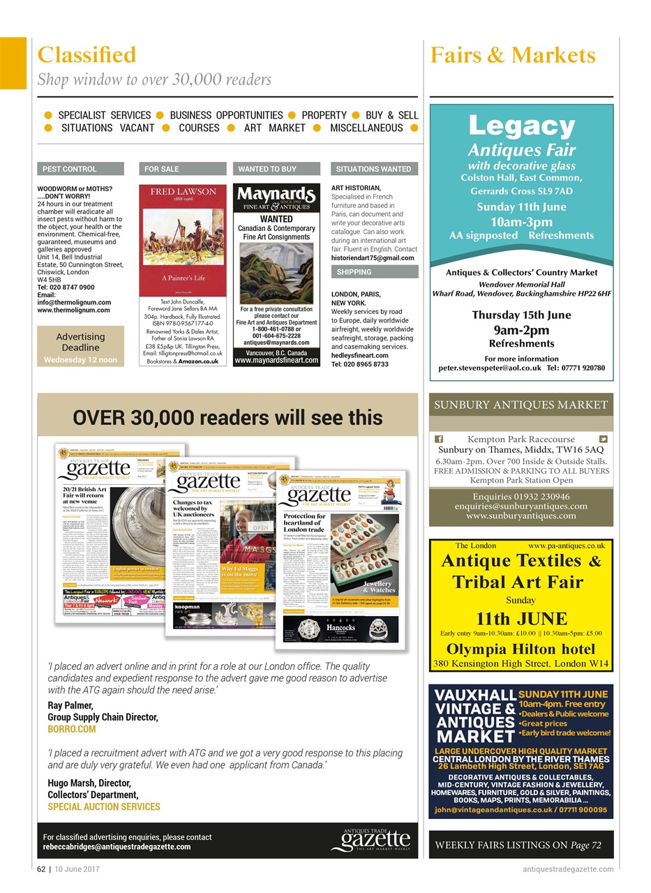 Antiques Trade Gazette Preview Pages