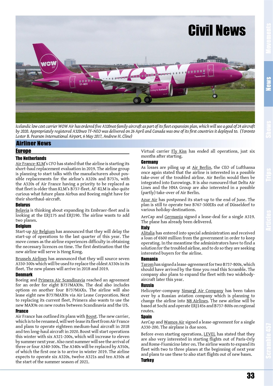 Scramble Magazine Preview Pages