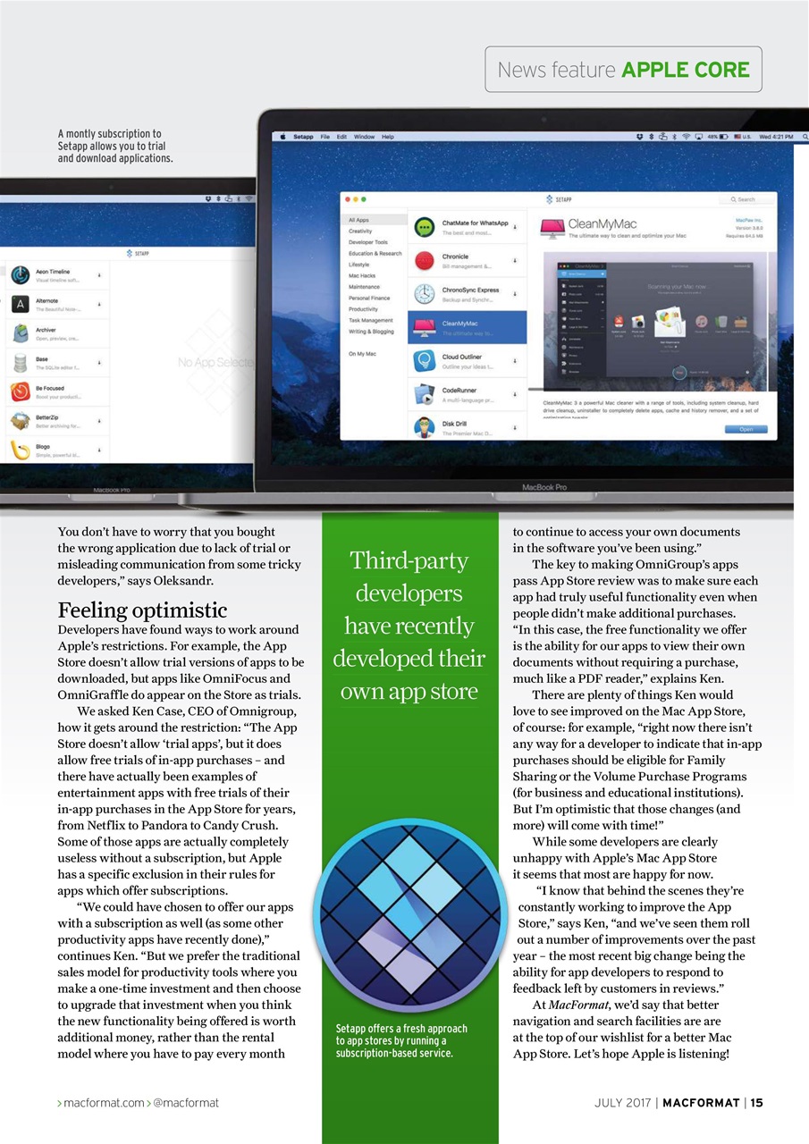 MacFormat Preview Pages