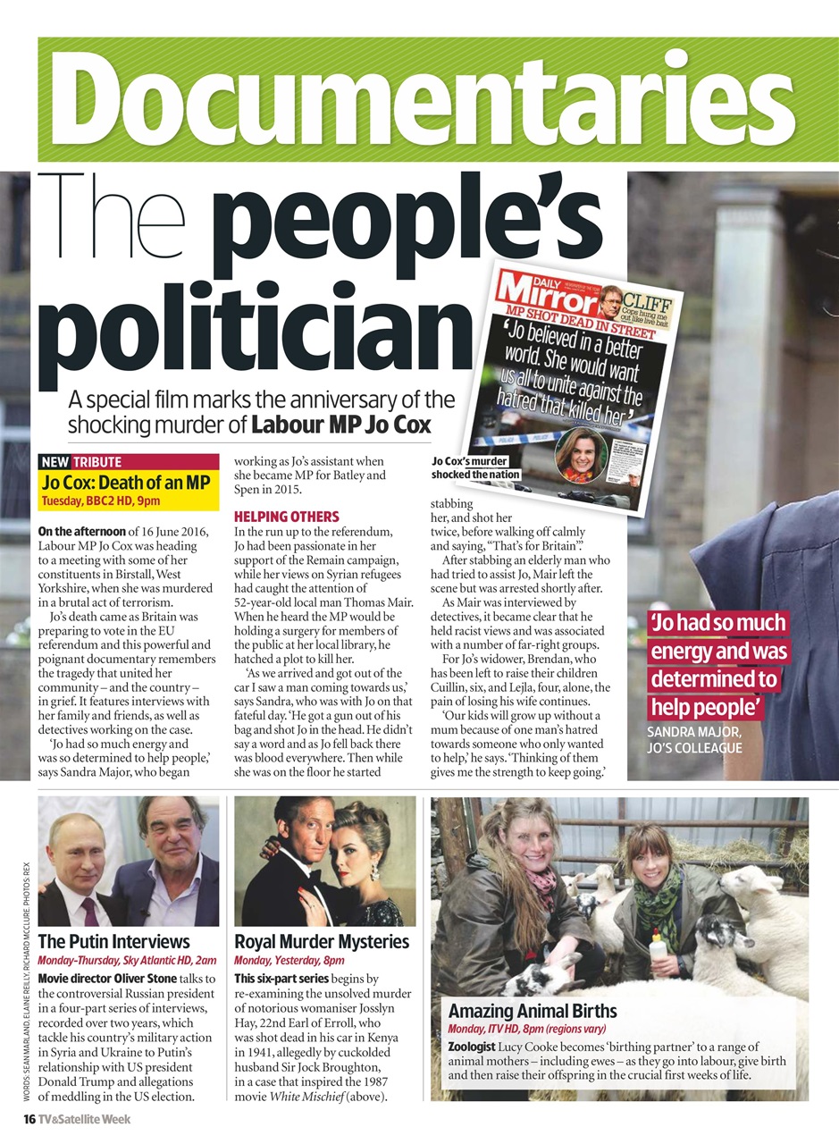 TV & Satellite Week Preview Pages