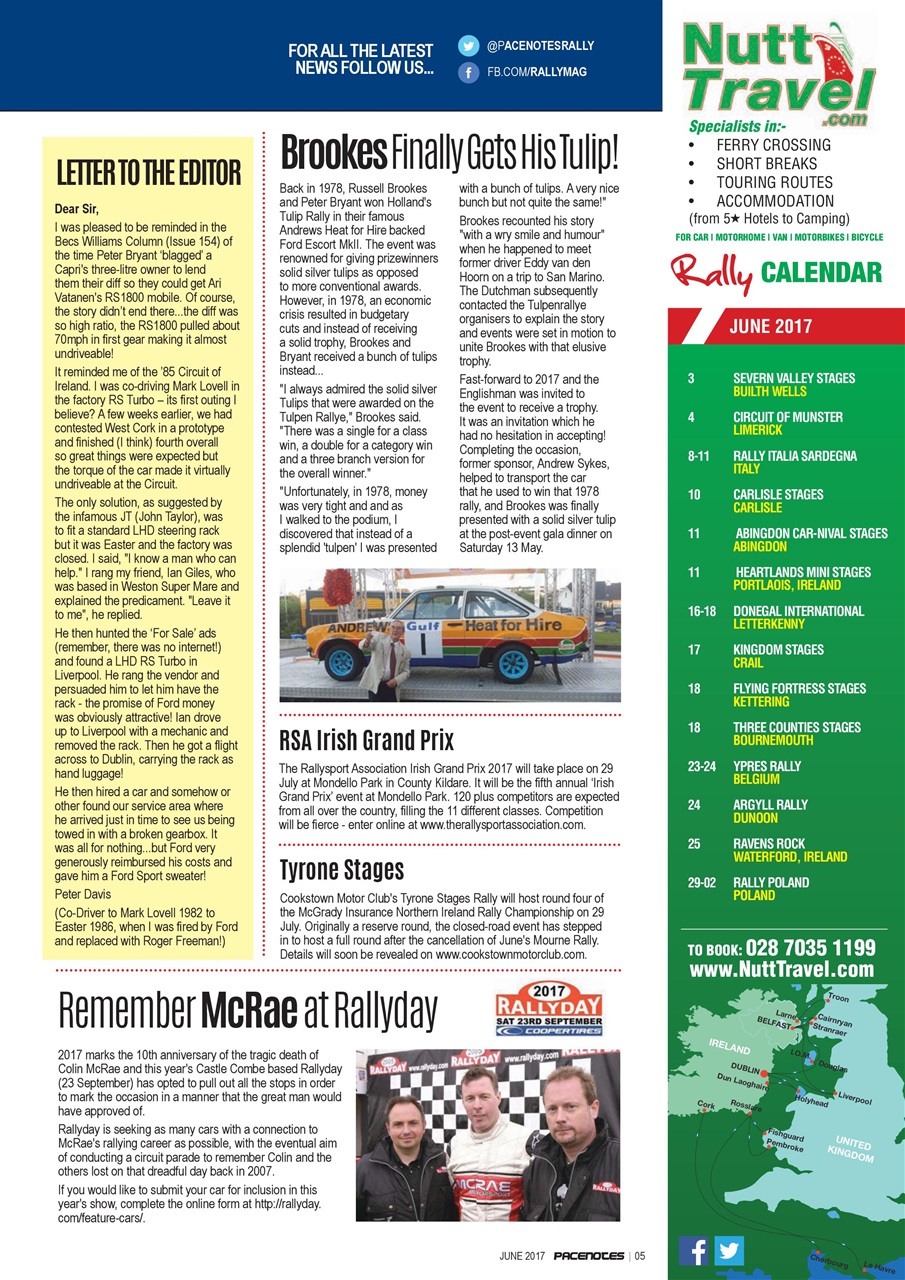 Pacenotes Rally magazine Preview Pages