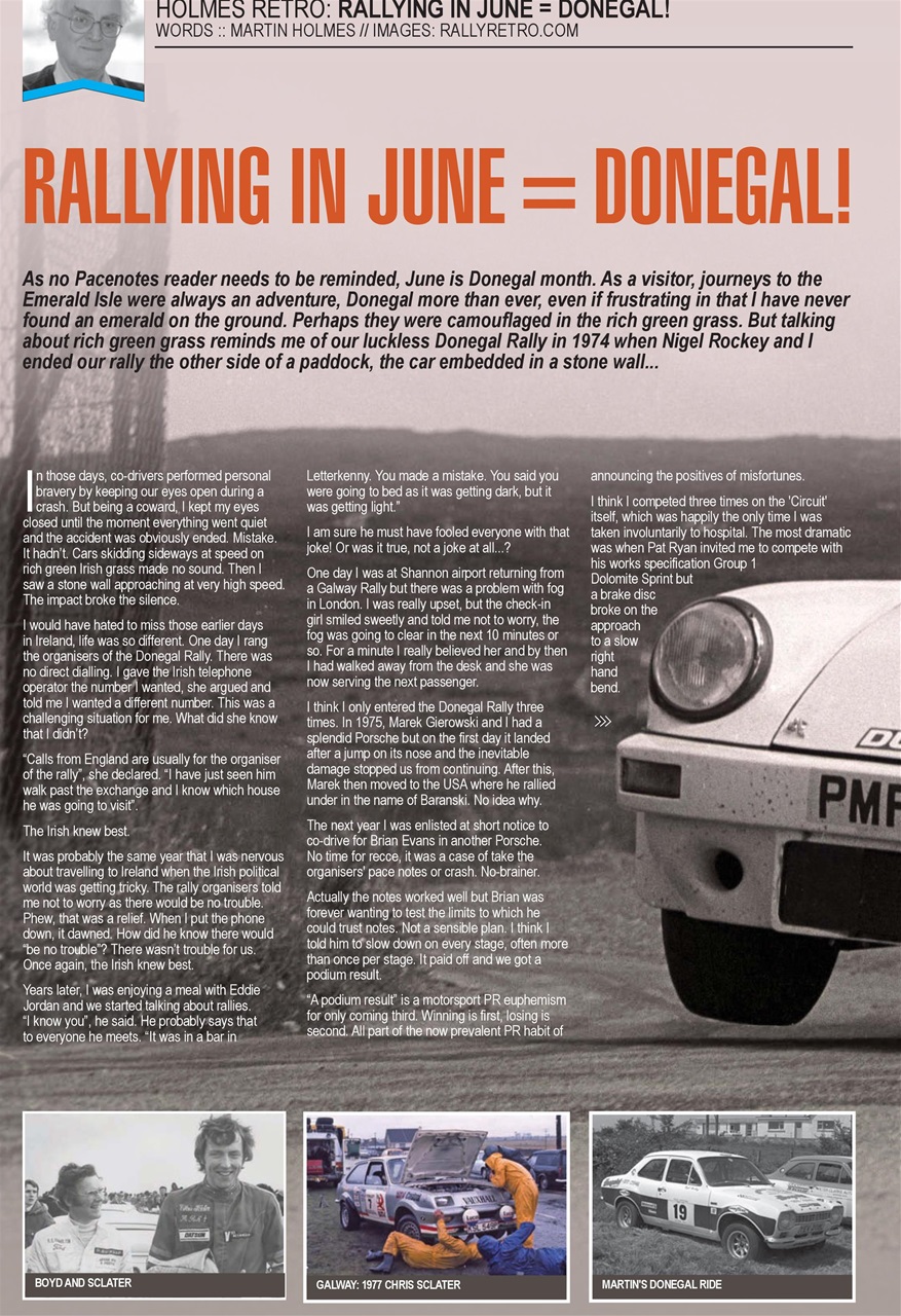 Pacenotes Rally magazine Preview Pages
