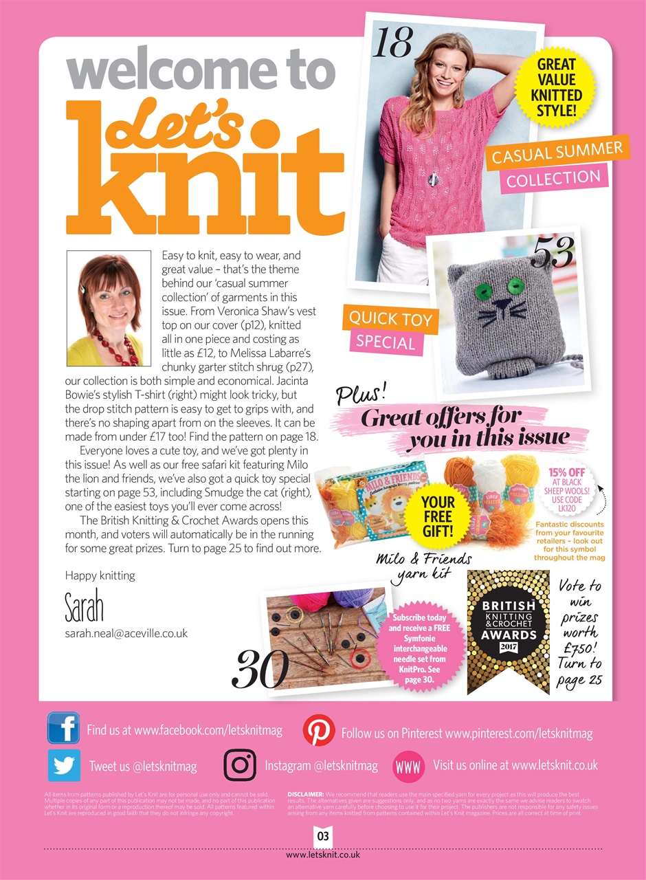 Let's Knit Preview Pages