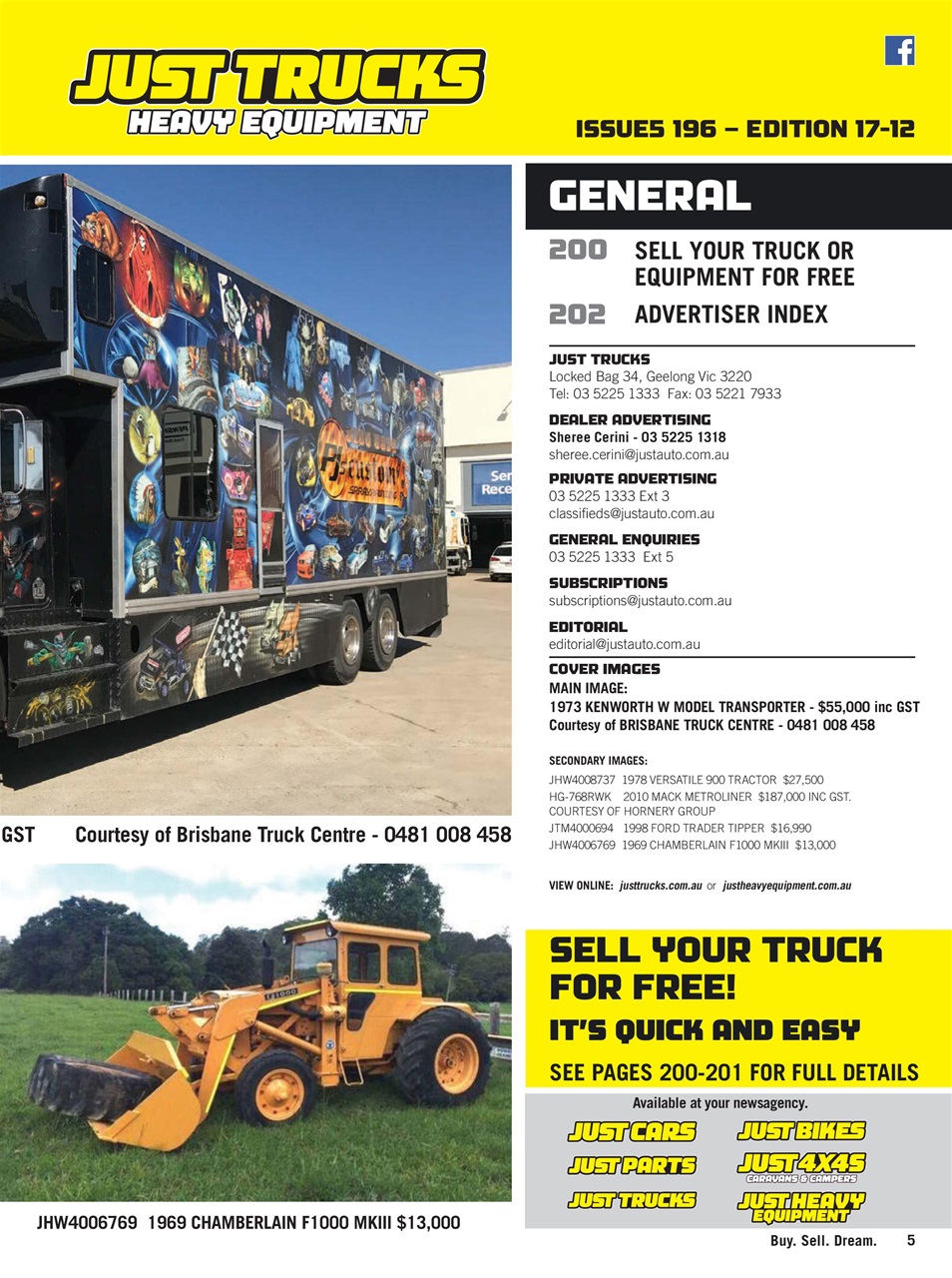 JUST TRUCKS Preview Pages