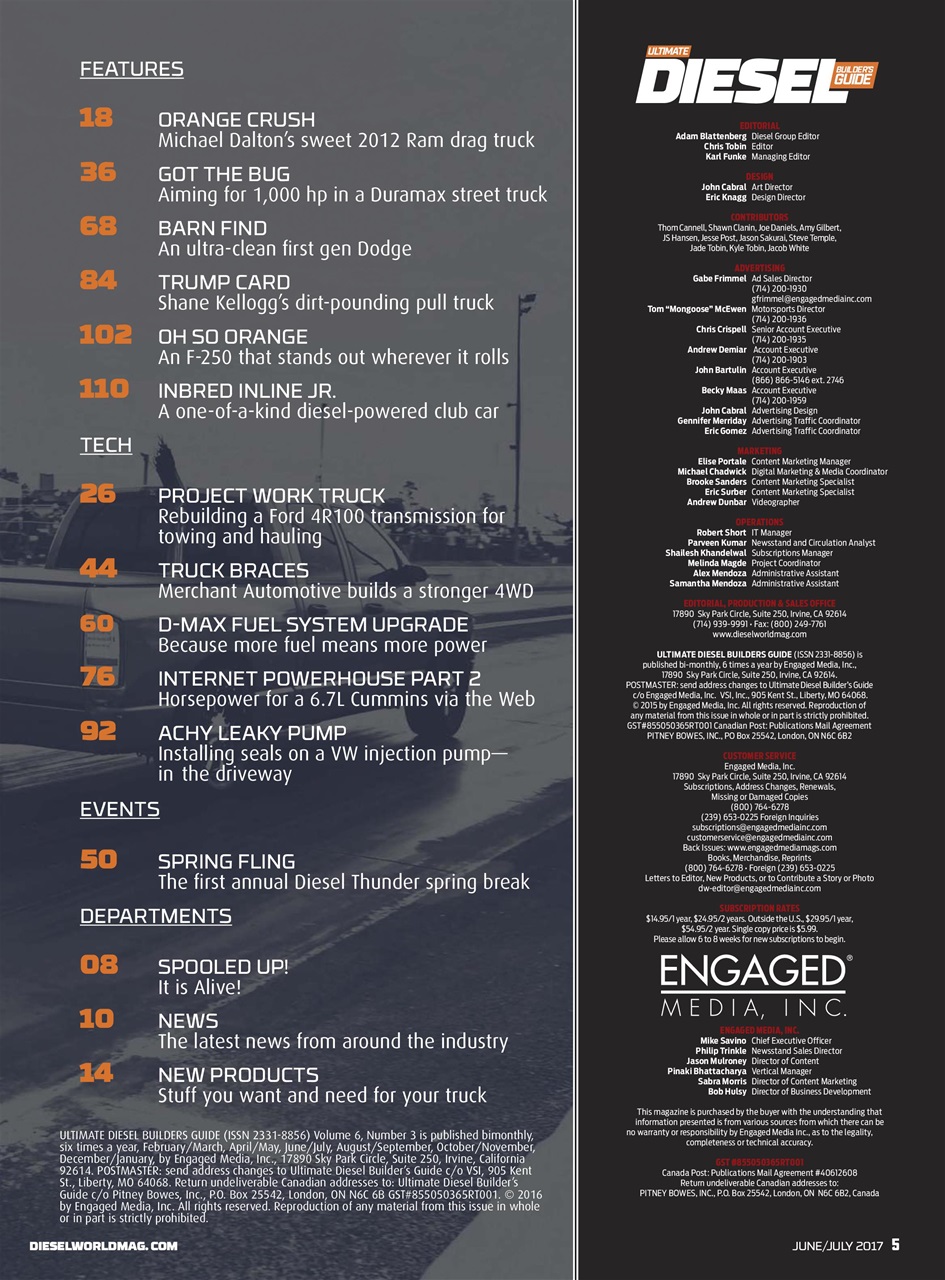 Ultimate Diesel Builders Guide Preview Pages