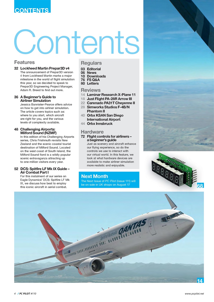 PC Pilot Preview Pages