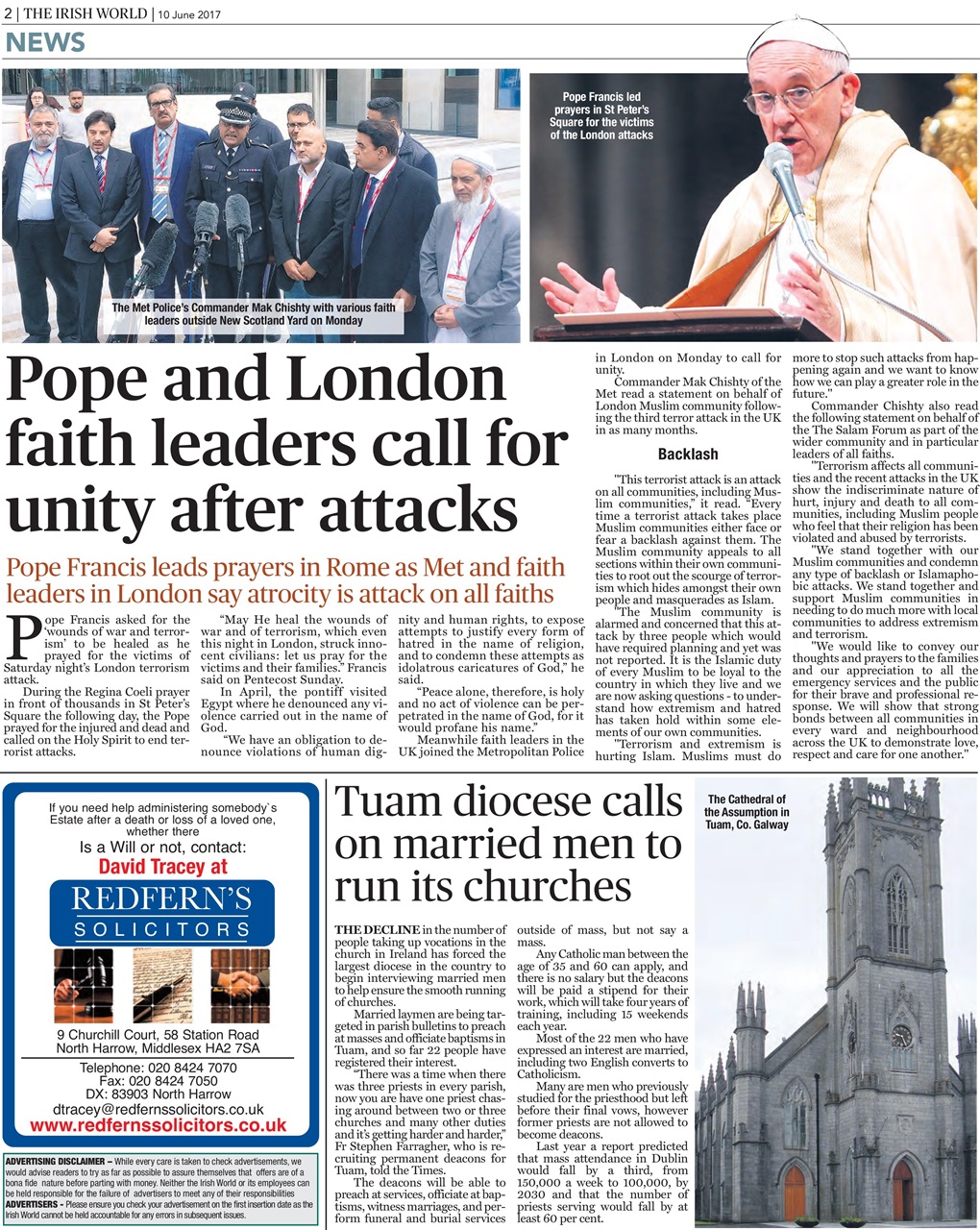 Irish World Preview Pages