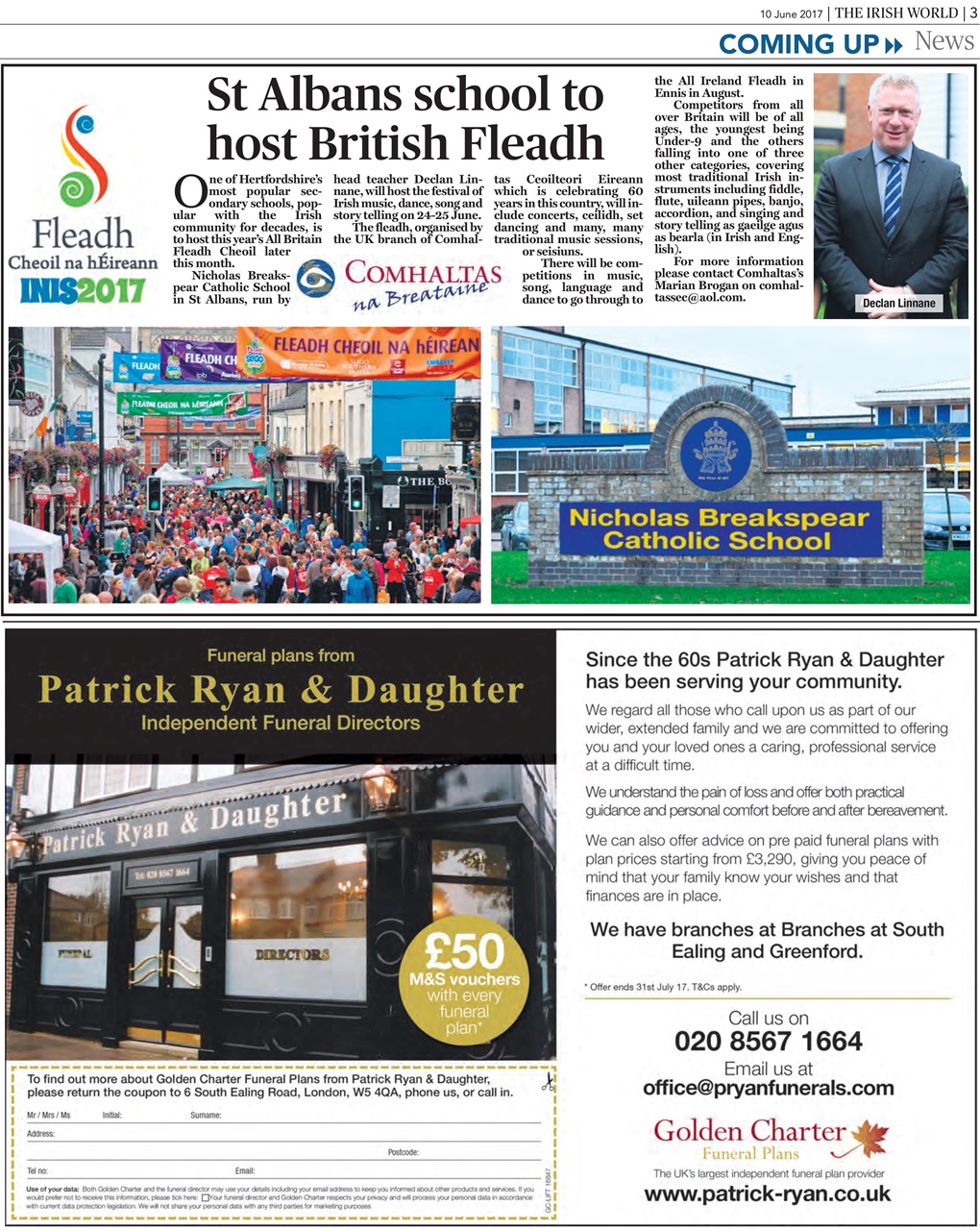 Irish World Preview Pages