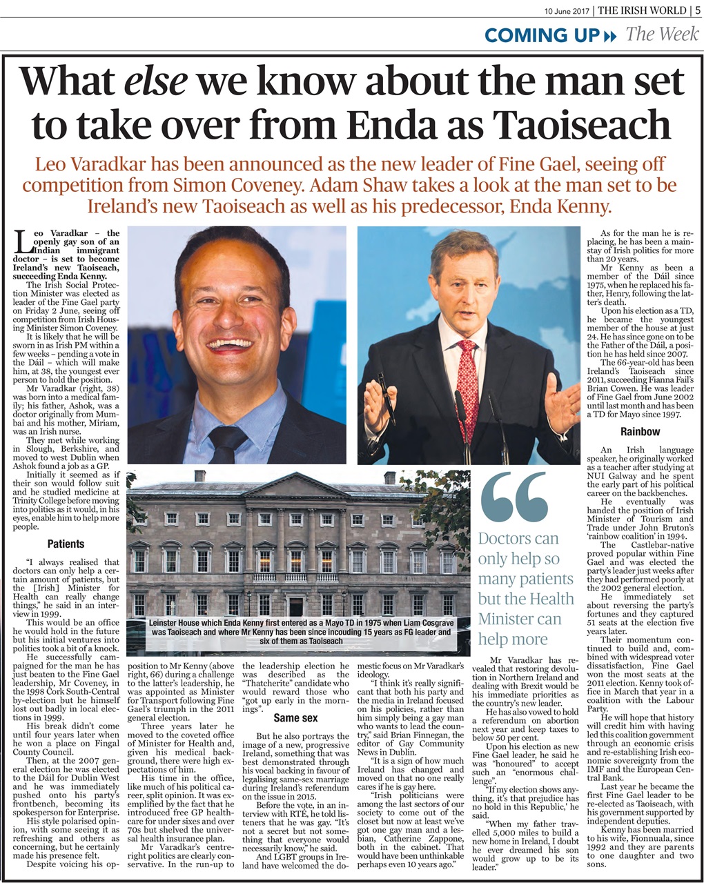 Irish World Preview Pages