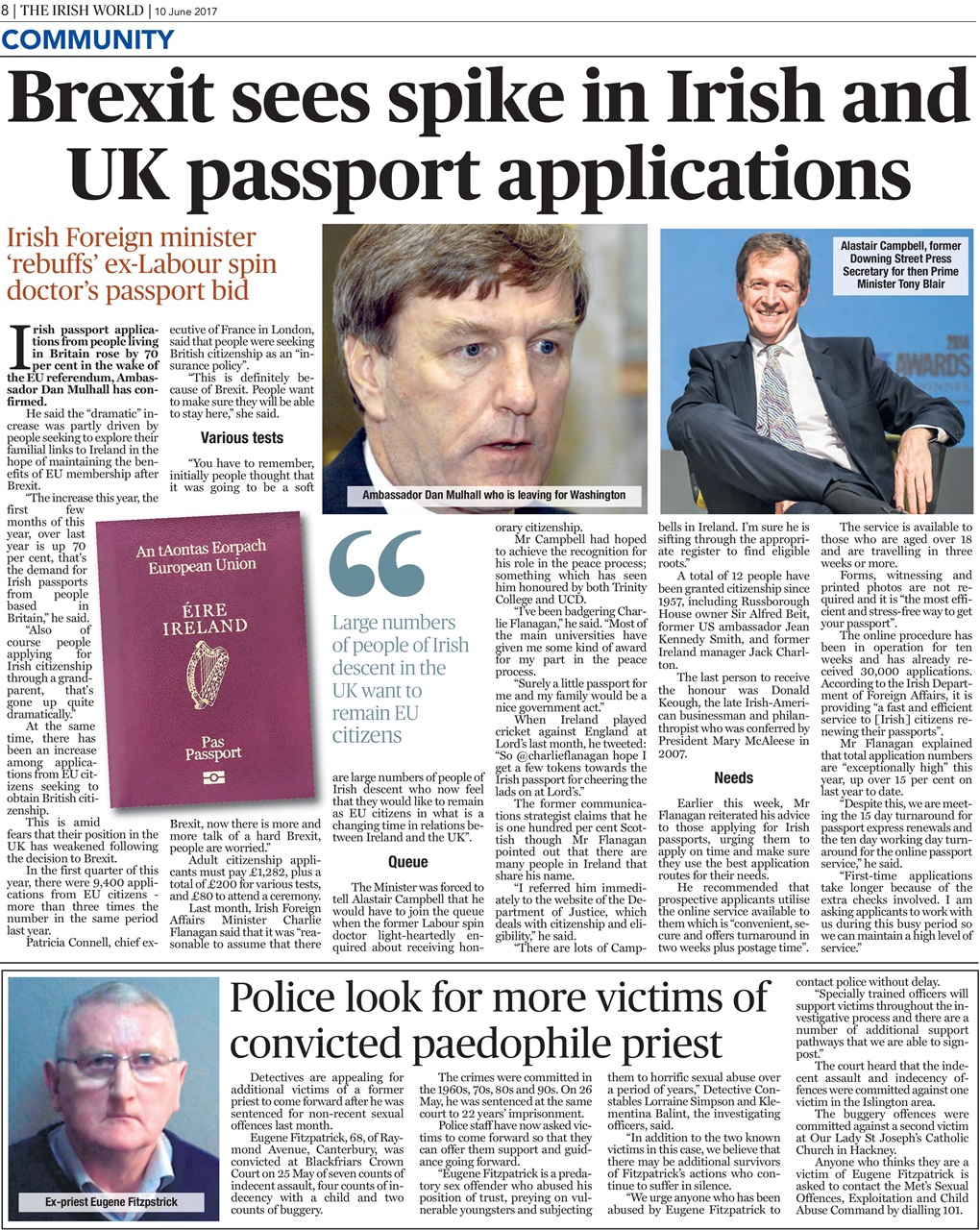 Irish World Preview Pages