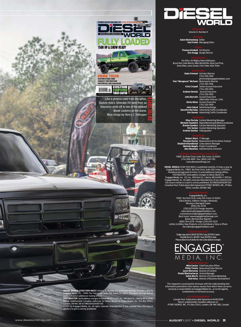 Diesel World Preview Pages