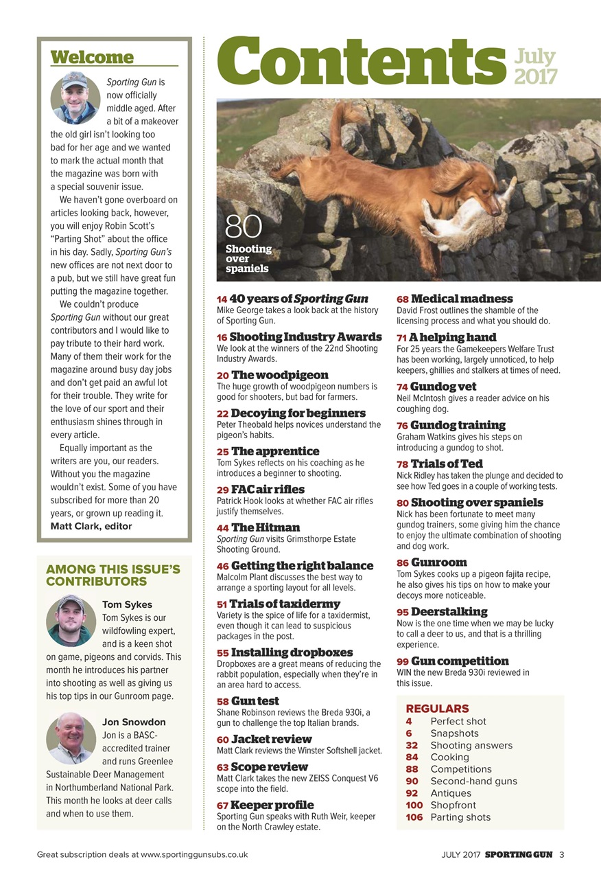 Sporting Gun Preview Pages