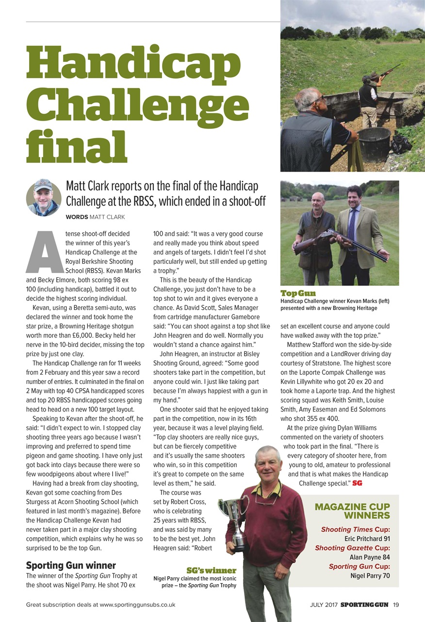 Sporting Gun Preview Pages