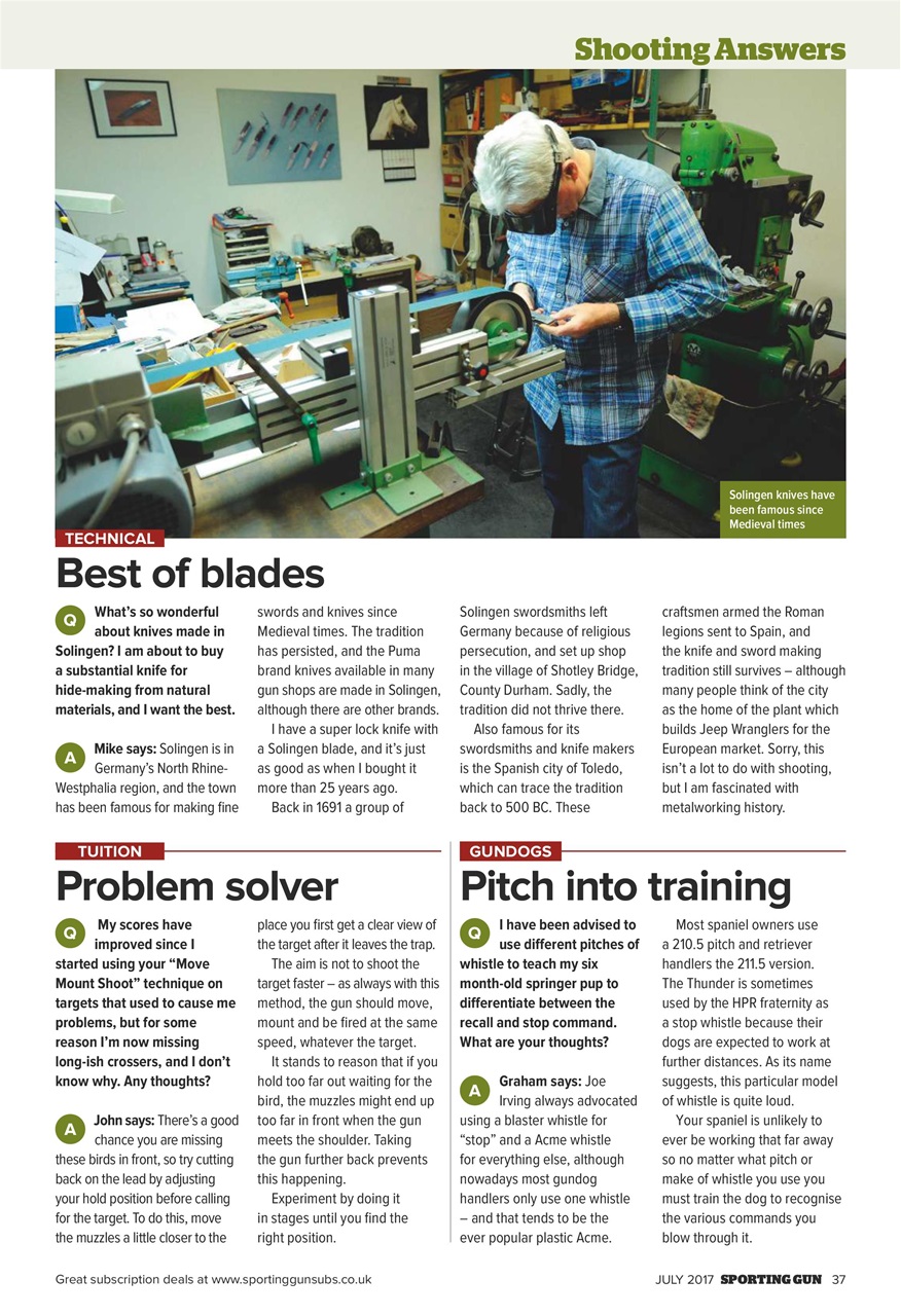 Sporting Gun Preview Pages