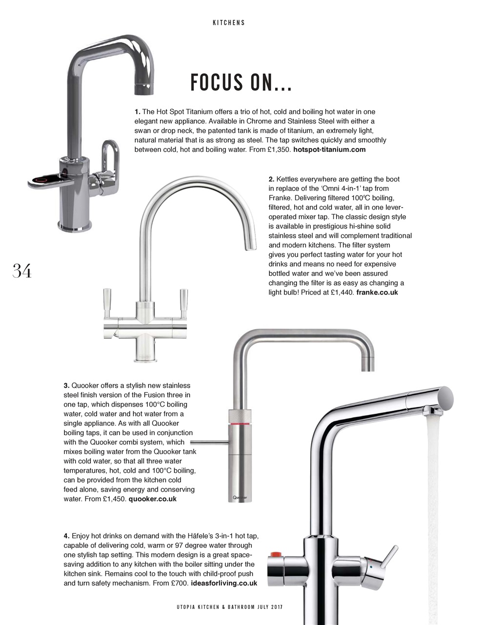 Utopia Kitchen & Bathroom Preview Pages