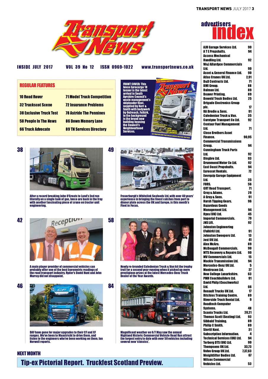 Transport News Preview Pages