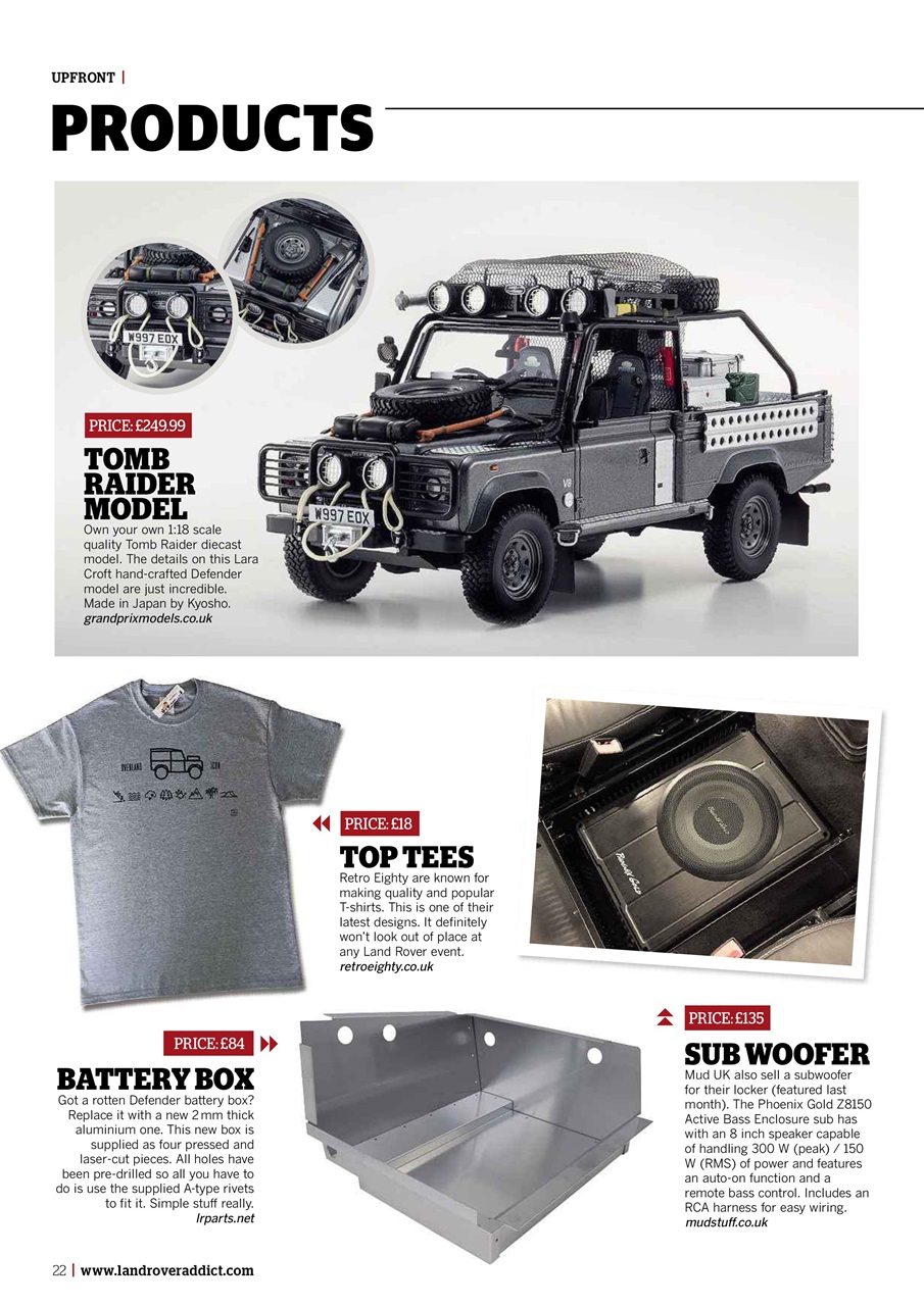 Land Rover Monthly Preview Pages