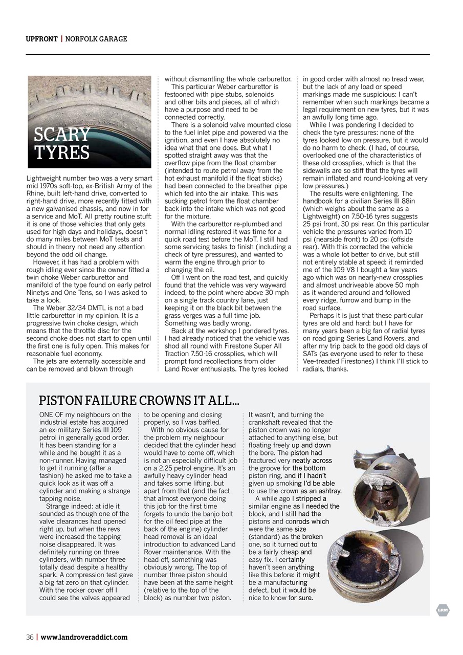 Land Rover Monthly Preview Pages