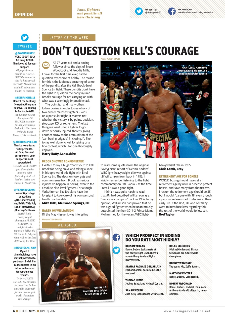 Boxing News Preview Pages
