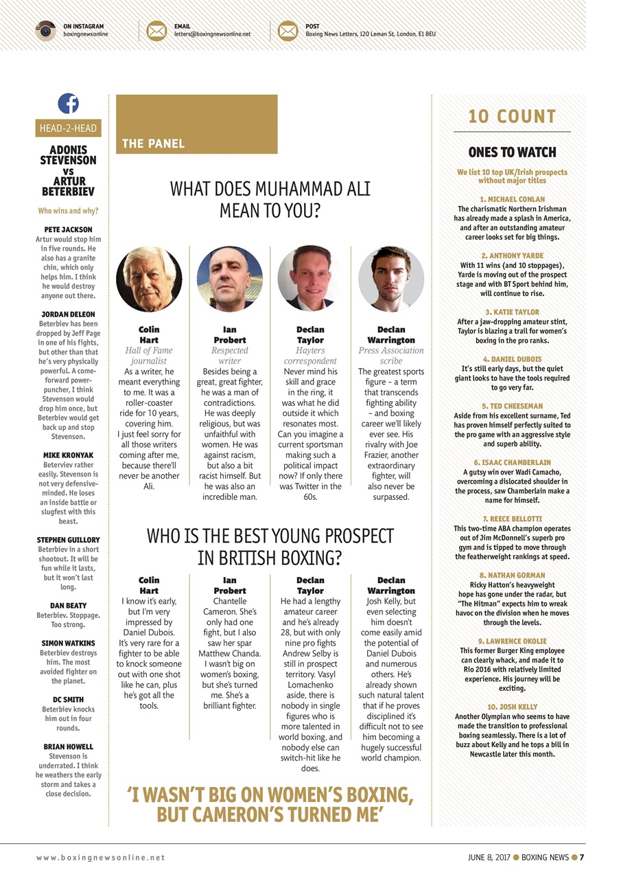 Boxing News Preview Pages