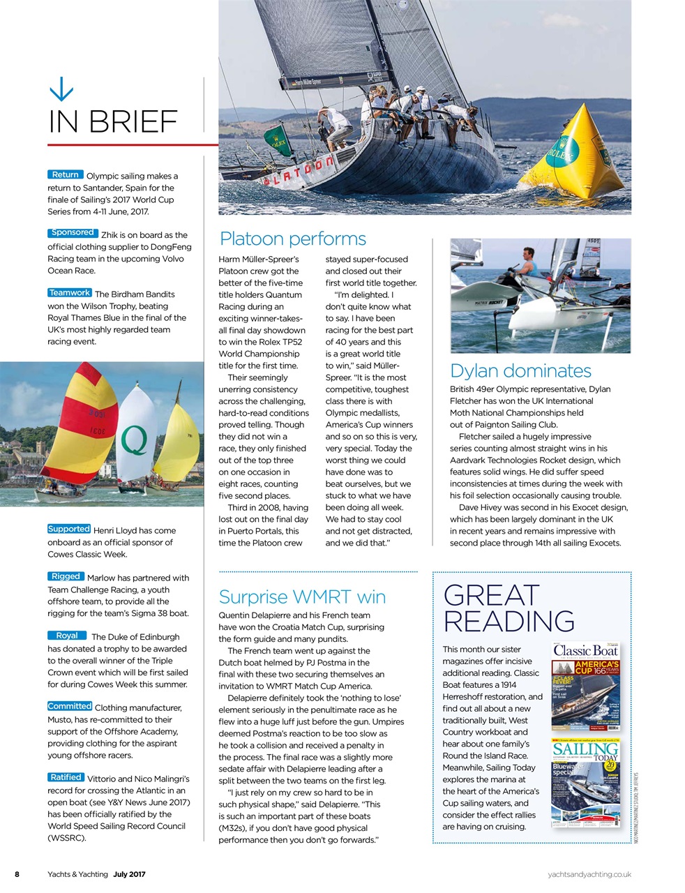 Yachts & Yachting Preview Pages