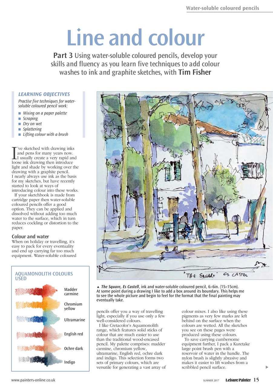 Leisure Painter & The Artist Preview Pages
