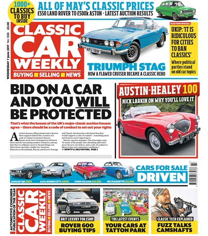 Classic Car Weekly issue 7th June 2017