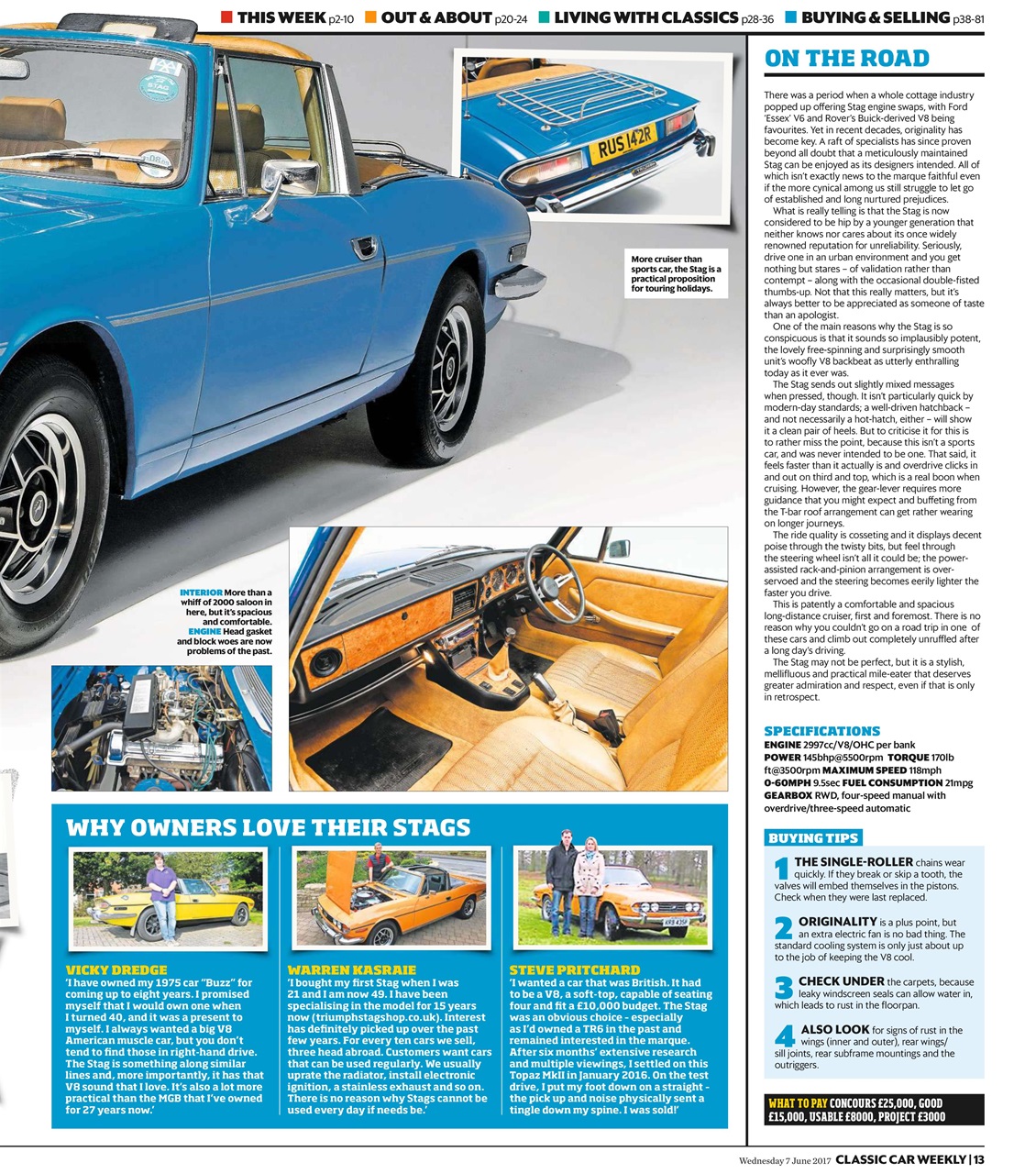 Classic Car Weekly Preview Pages