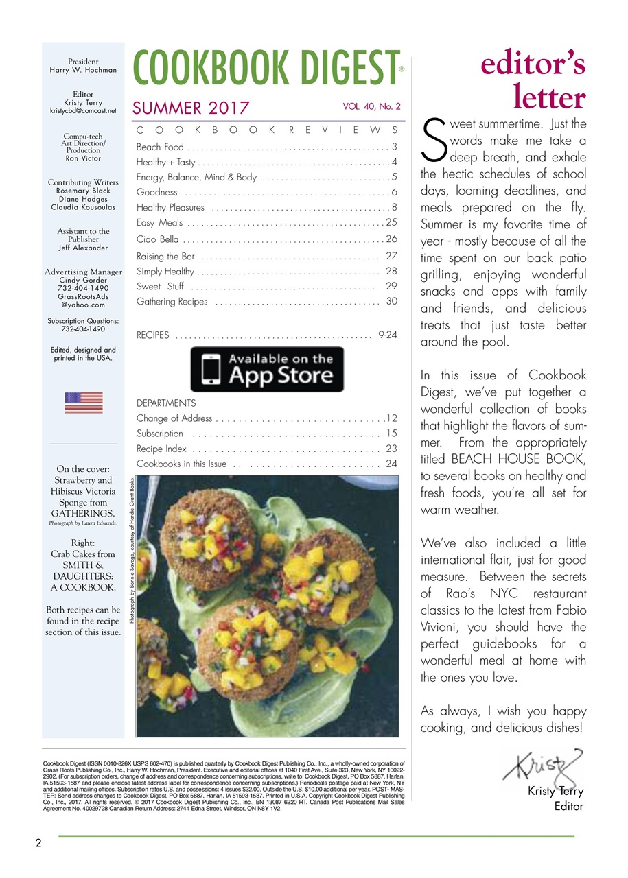 Cookbook Digest Preview Pages
