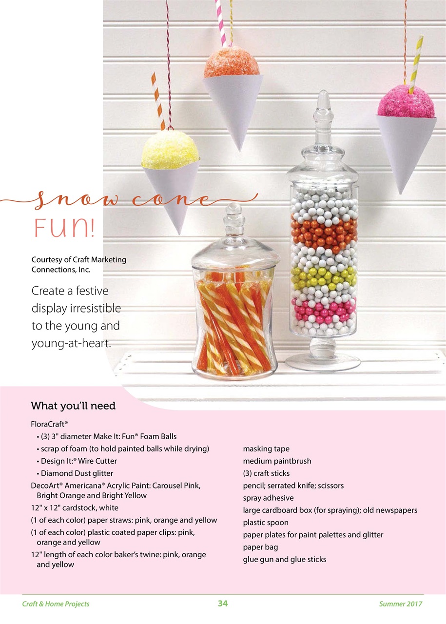 Craft & Home Projects Preview Pages