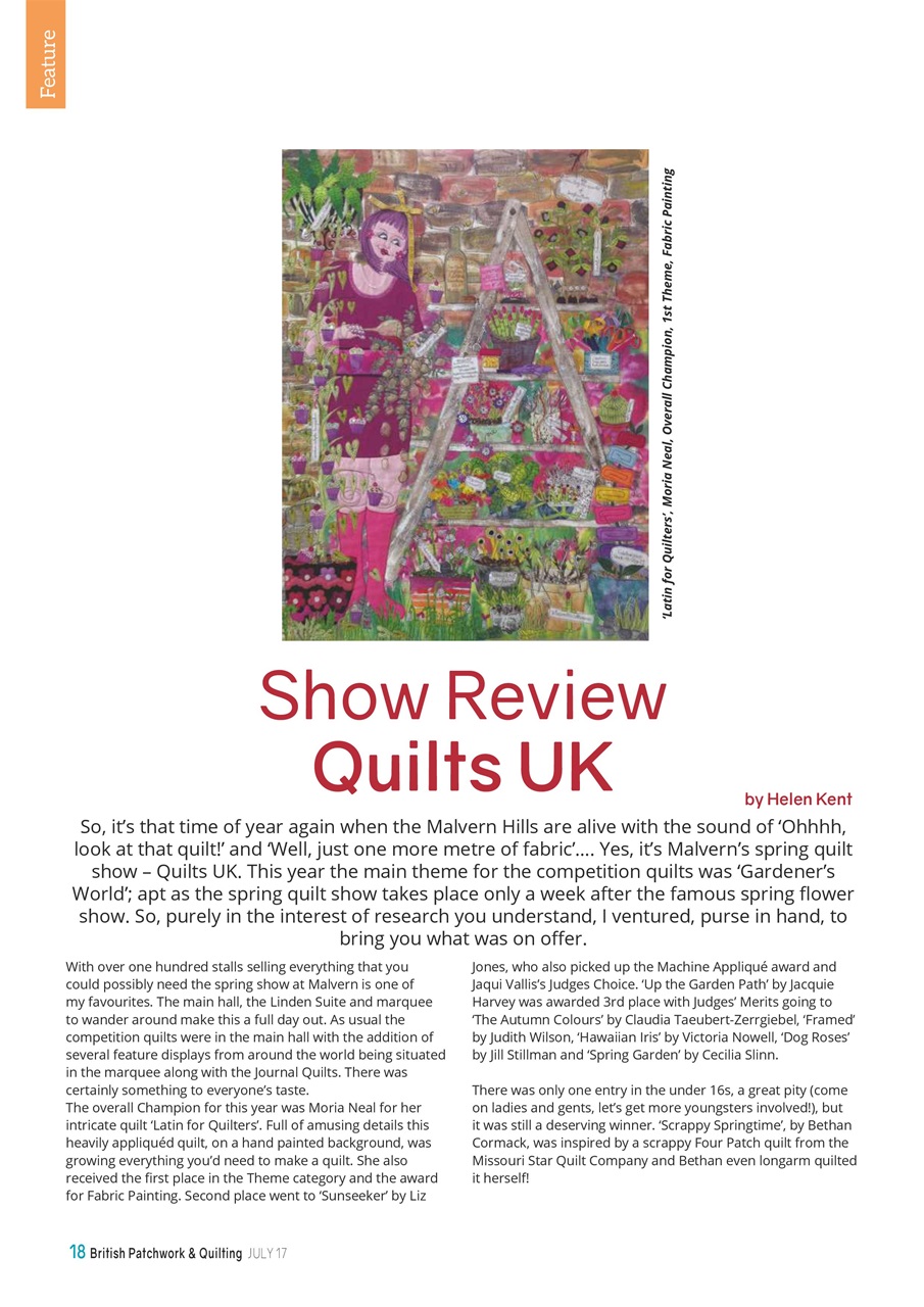 Patchwork and Quilting Preview Pages