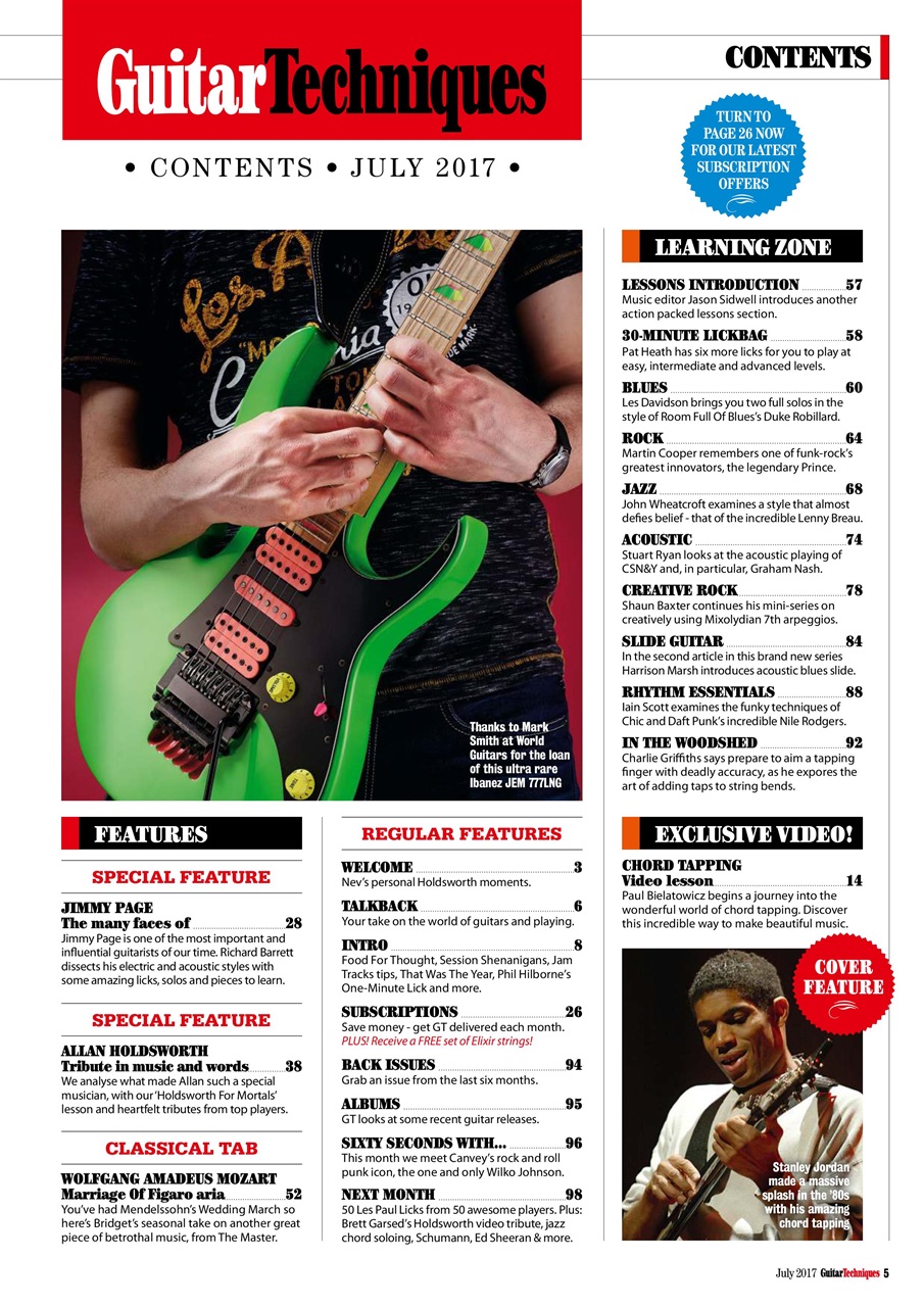 Guitar Techniques Preview Pages