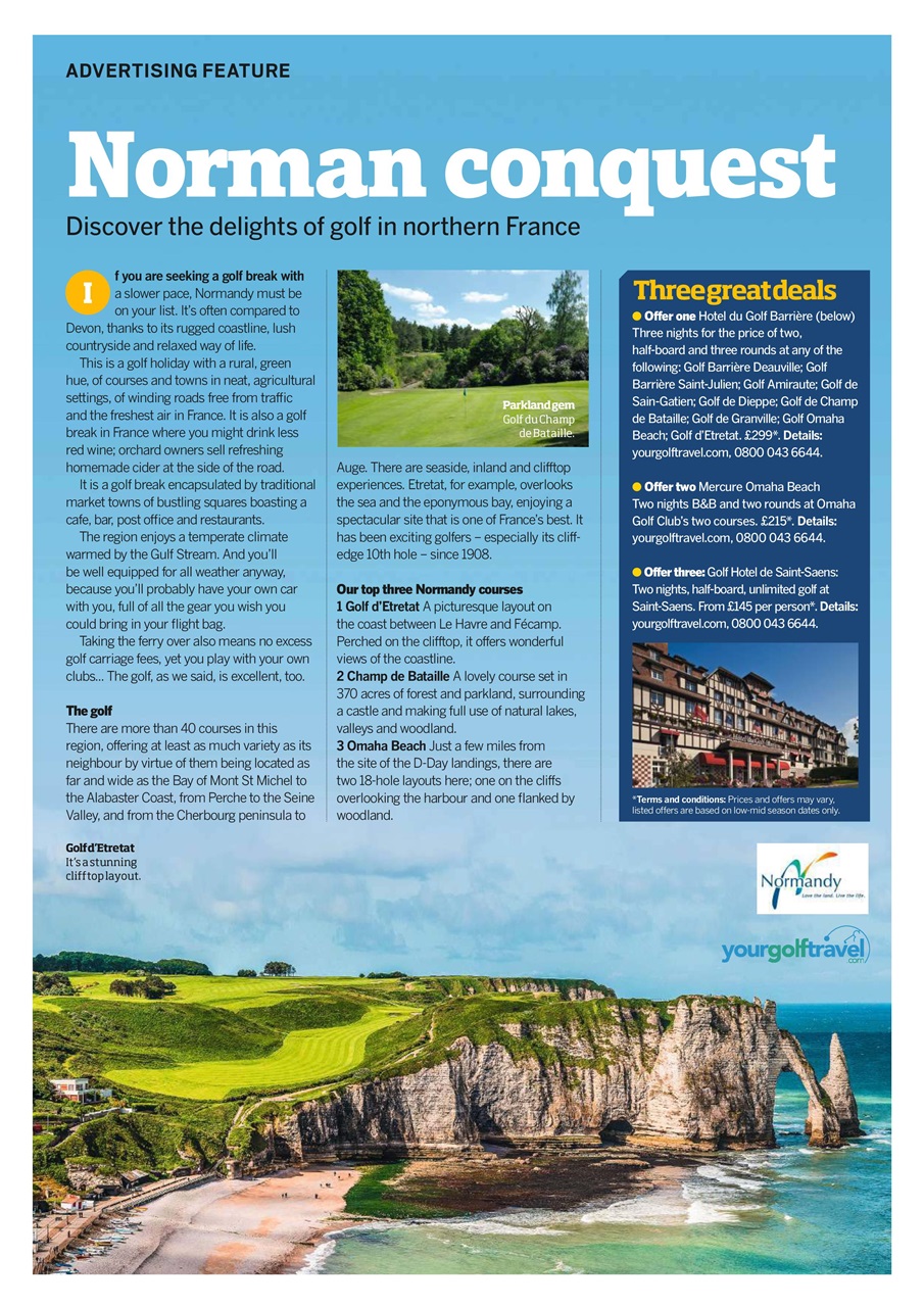 Today's Golfer Preview Pages