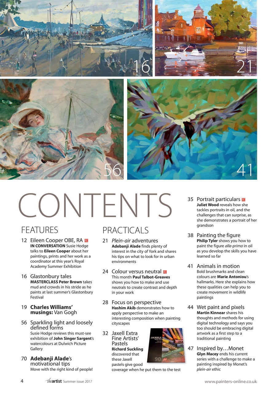 The Artist Preview Pages