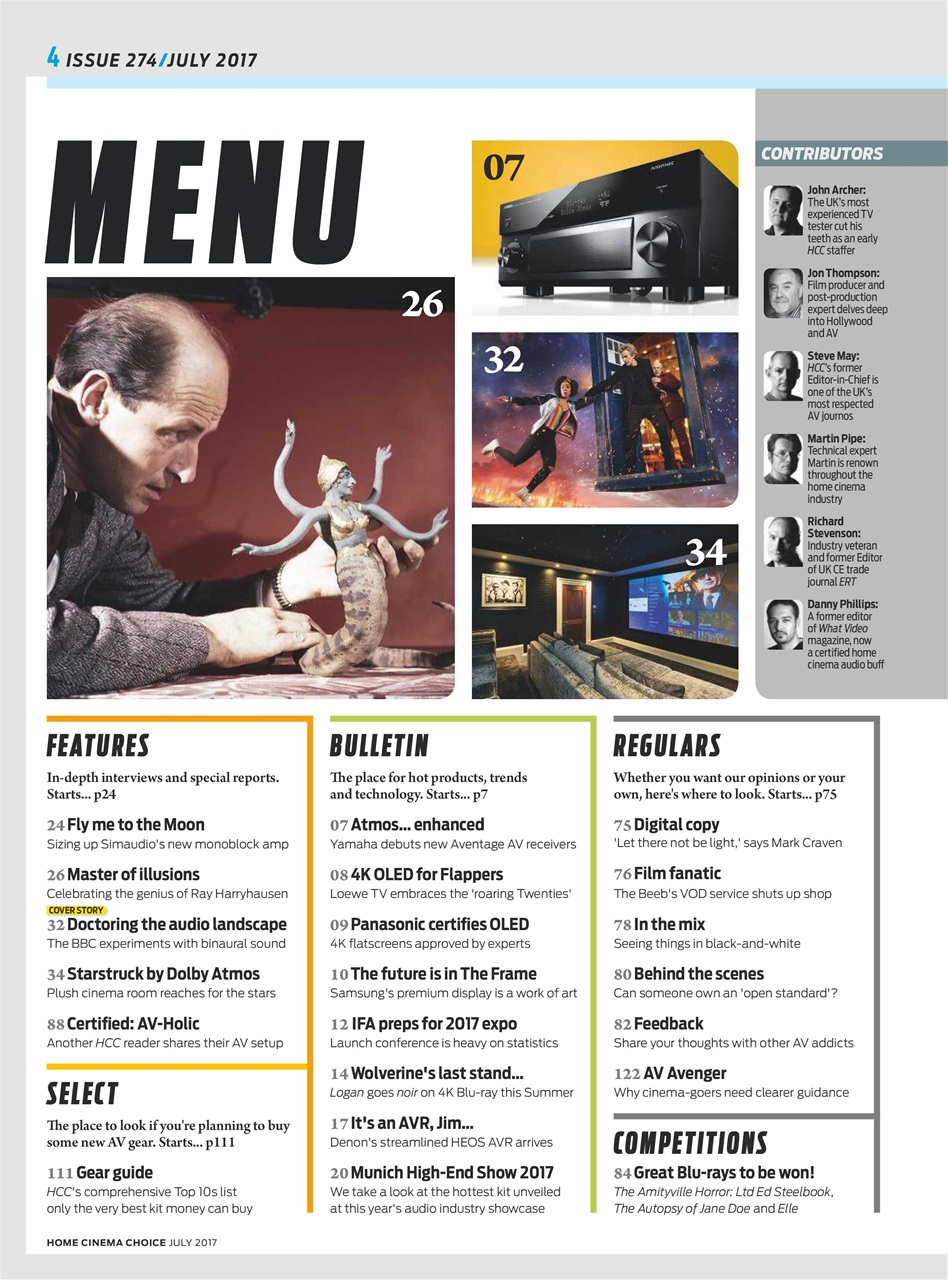 Home Cinema Choice Preview Pages