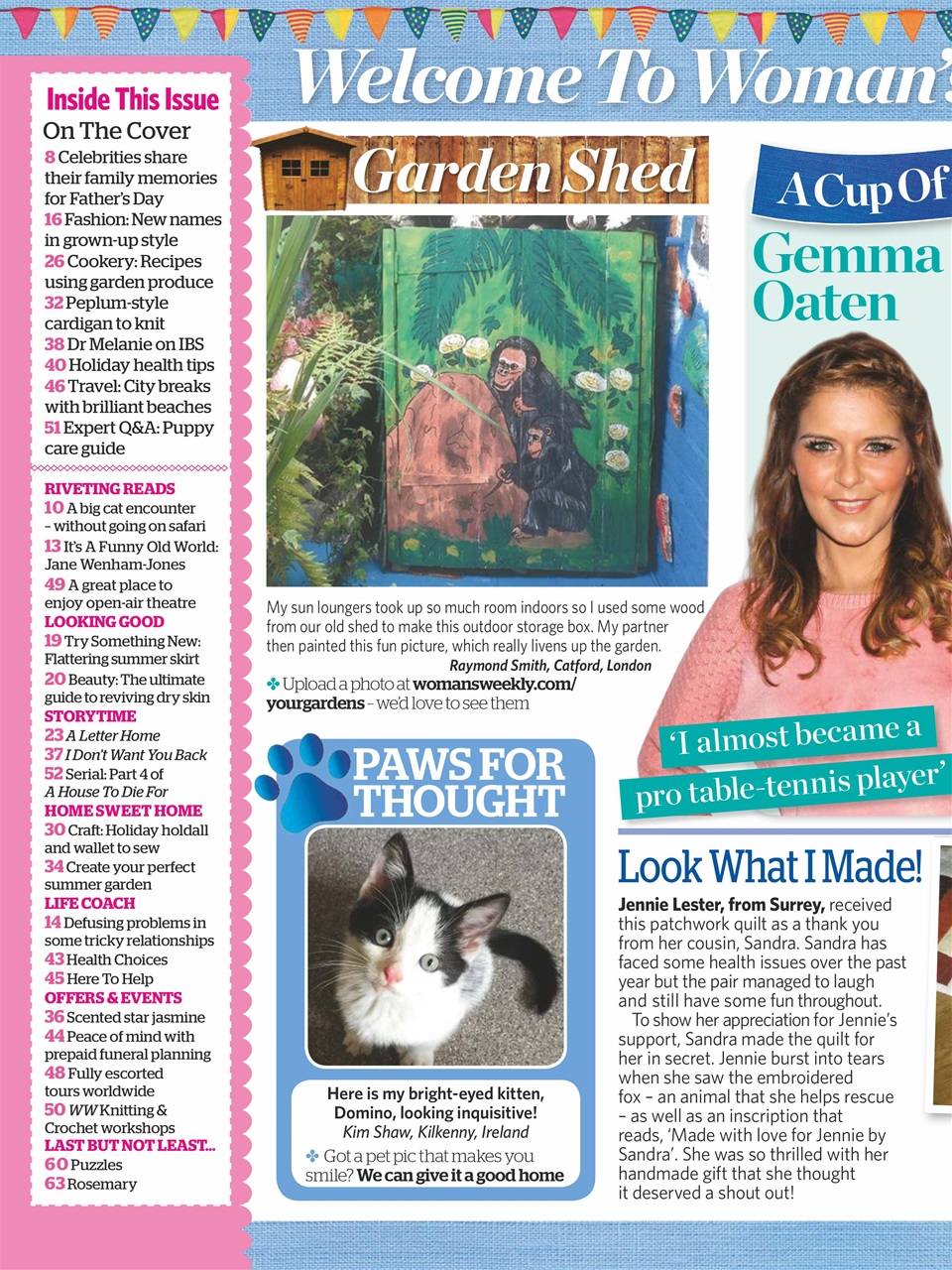 Woman's Weekly Preview Pages